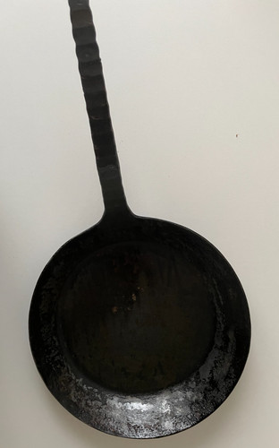 Schmiedeeiserne pfanne - schmiedeeiserne,