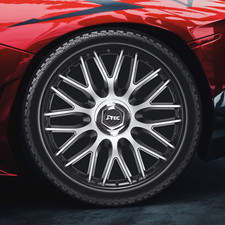 Radkappen Radzierblenden 16 Zoll 4x Orden Black Silver Tuning