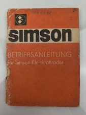 Original DDR Betriebsanleitung 1979 Simson Kleinkraftrad KR51 Schwalbe S50 S51