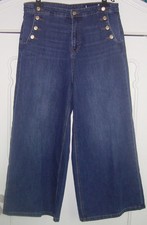 SCHÖNE s. OLIVER JEANS-CULOTTE 40 42  MODELL SURI BLAU HOSE MARITIM