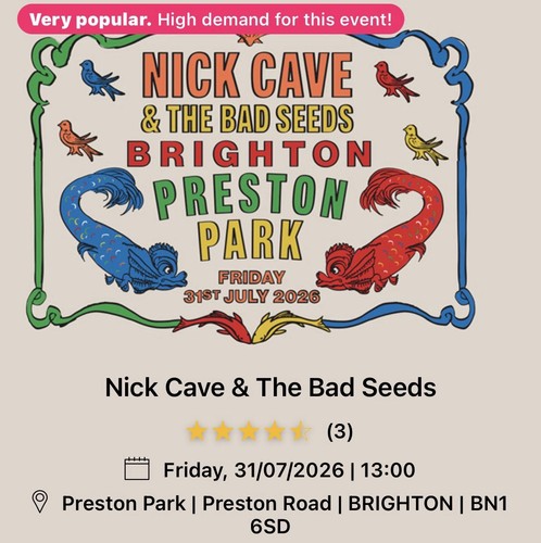 Nick cave the bad seeds - cave,