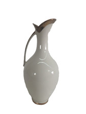 Vase von Royal KM Bavaria Porzellan 23 cm mit Goldrand