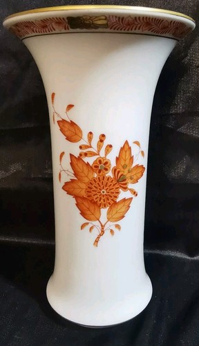 Herend apponyi orange - apponyi, orange,vase