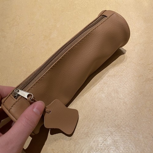 Kunstleder mäppchen braun - kunstleder,