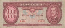 Ungarn Hungary 100 Forint 1962