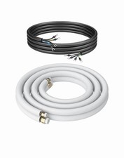 Kältebringer 4 m Kältemittelleitung 1/4“ + 3/8" Montage SplitKlimaanlage 4-adrig