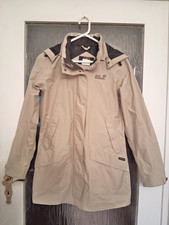 Jack Wolfskin Damen Funktionsjacke 3 in 1 Outdoor Jacke  Creme Gr. 40, M 