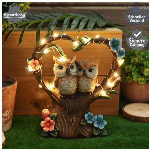 Gartendeko figuren solar rost - figuren,