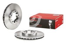 2x BREMBO Bremsscheibe PRIME 09.B410.10 für MAXITY CABSTAR F24M F24W NISSAN DCI