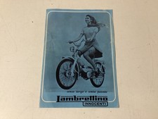 Lambrettino Prospekt Din A5 Innocenti ca.1975 original 4-seitig selten top !