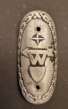 Steuerkopfschild E&P Wellerdiek  Brackwede Bielefeld vintage Fahrrad 