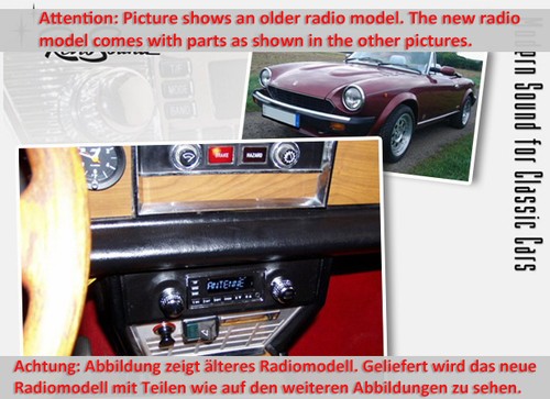 Oldtimer autoradio retrosound - oldtimer,