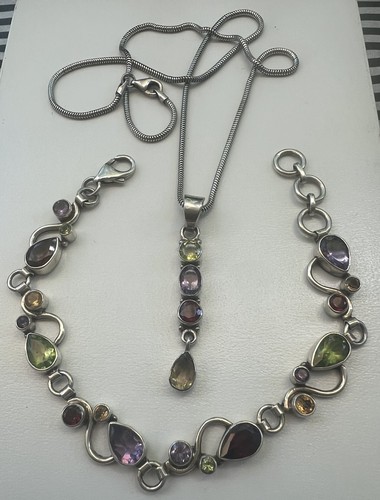 925 silber schmuck set kette - schmuck,