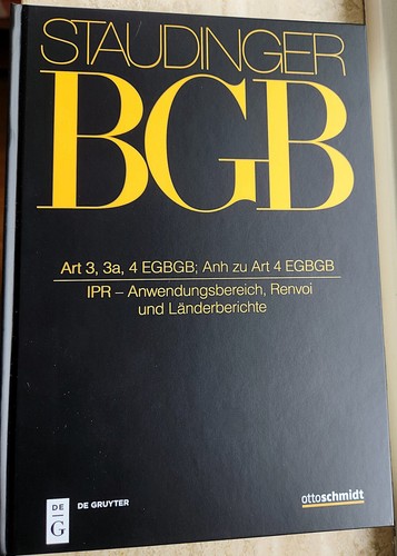 Staudinger bgb art 3a 4 - 3,,