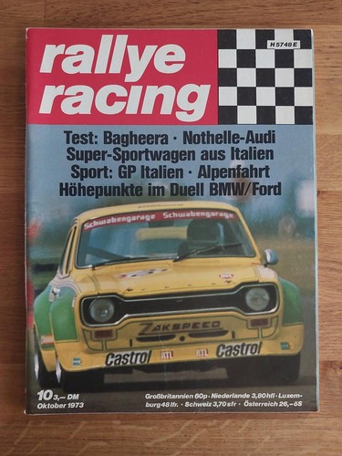 Rallye racing 1973 matra - racing, 10/1973