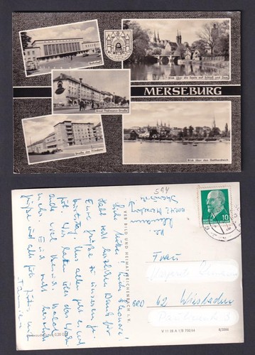 Ansichtskarte merseburg - ansichtskarte,