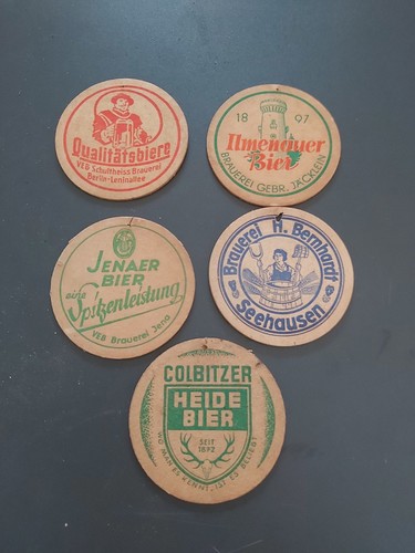 Ddr brauerei bierdeckel - ddr,