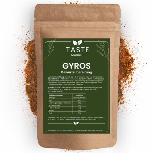 Gyros gewürz - gyros, –