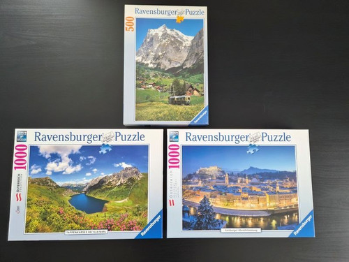 Ravensburger puzzles 1000 - 2, x