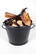 Kaminholzsammler, Kaminholzkorb, Kaminholzbehälter Metall