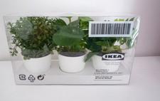 Ikea Fejka 3er Set Mini Kunstpflanzen im Topf Sukkulenten