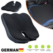 Memory-Schaum Autositzkissen für Fahrkeil Fahrer Sitzerhöhung Bürostuhl Auflage
