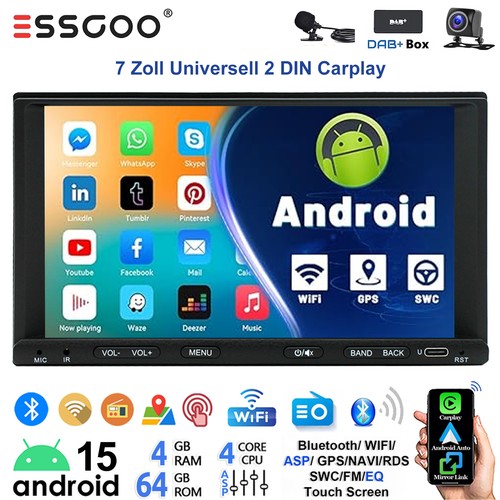 Dab din autoradio android - din,