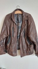 VINTAGE  Herren Lederjacke - Forster - Gr. 52 dunkelbraun dicke schwere Qualität