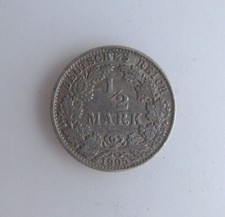 Deutsches Kaiserreich 1/2 Mark