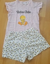 Pyjama, Shorty, Schlafanzug, Looney Tunes Tweety, Gr. XS