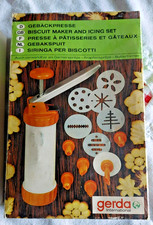Gebäckpresse Fa. Gerda komplett im Original Karton ca 50/60 Jahre