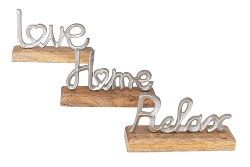 3er set schriftzug love - 3er,