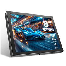 Eyoyo 8 Zoll Kleine Mini Monitor 1024x768 LCD Bildschirm HDMI/VGA/AV PC Display