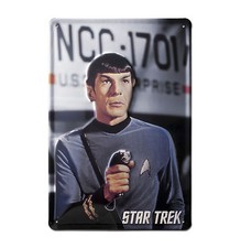 TV Raumschiff Enterprise - Star Trek: Spock Laserwaffe - Blechschild - LOGOSHIRT