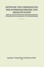 Hoffmeister - Entwurf und Verwendung der Schmiedegesenke und Abgratsta - X555z