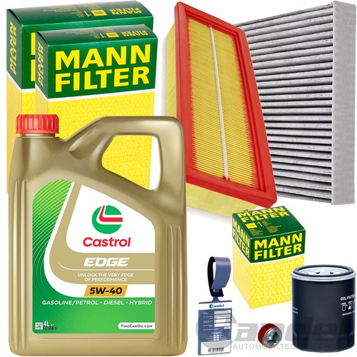 Mann filterset castrol 5w40 - mann,