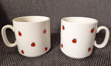Feinkost KÄFER 2er Set Kaffeebecher Kaffeetasse MARIENKÄFER Haferl Sammeltasse
