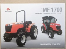 MASSEY FERGUSON MF 1700 1740 1747 kompakt Traktoren Prospekt Bulldog Schlepper