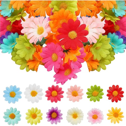 100 stück bunte - 100, seidenblumen