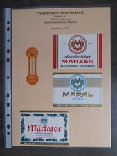 Bieretiketten, Bayern, Freudenberg (Oberpfalz), Privat-Brauerei Alwin Märkl e.K