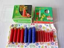 DDR Advent Kerzen Weihnachten Weihnachtskerzen Weihnachtsbaum teils Verpackung