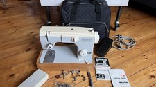 Meister Nähmaschine Programatic Flachbett Klasse 50 Top Zustand mit Anleitung