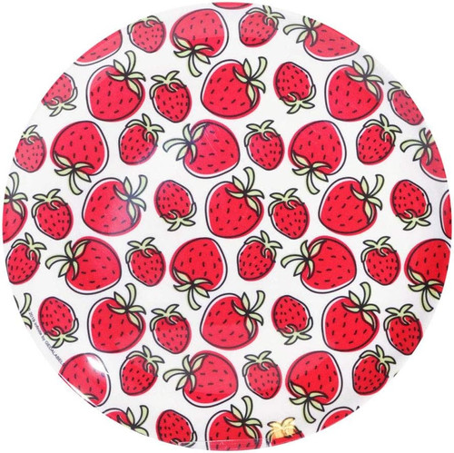 Teller erdbeeren 20cm - teller,