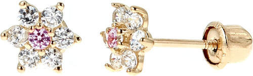 14k gelbgold zirkonia mini - gelbgold,