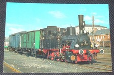 Postkarte AK Eisenbahn - Tenderlokomotive 89 7159 im Bahnhof Siegen