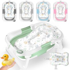 KIDIZ® Baby Badewanne Babywanne Klein Kinder 0-24 Monate Duschwanne Badebecken