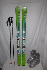 VÖLKL SKI " ESTRELLA " TOP LADY ALLROUND CARVER 144 CM + SKISCHUHE GR.:40 IM SET