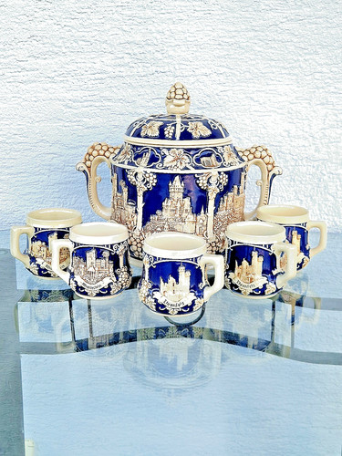 Antike set bowle - antike, 5