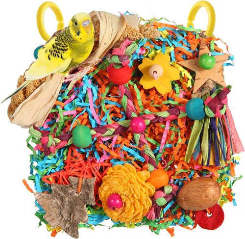 Vogelspielzeug grasmatte und - vogelspielzeug,