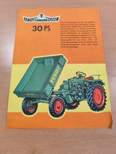 Fendt Geräteträger 30ps Traktor Prospekt brochure 44